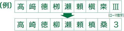 ご入力いただけない文字について（特殊文字、記号等）