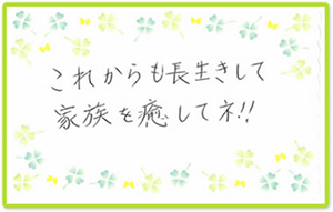 メッセージ