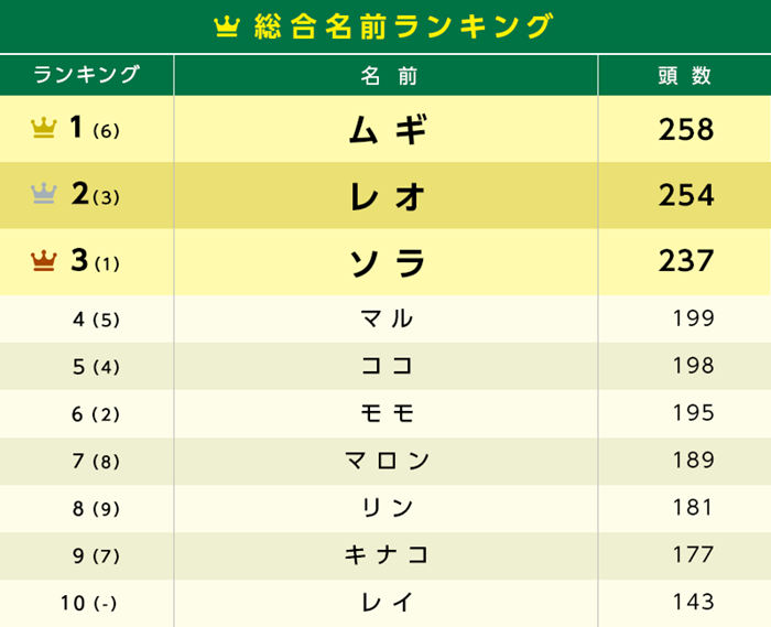 総合ランキング